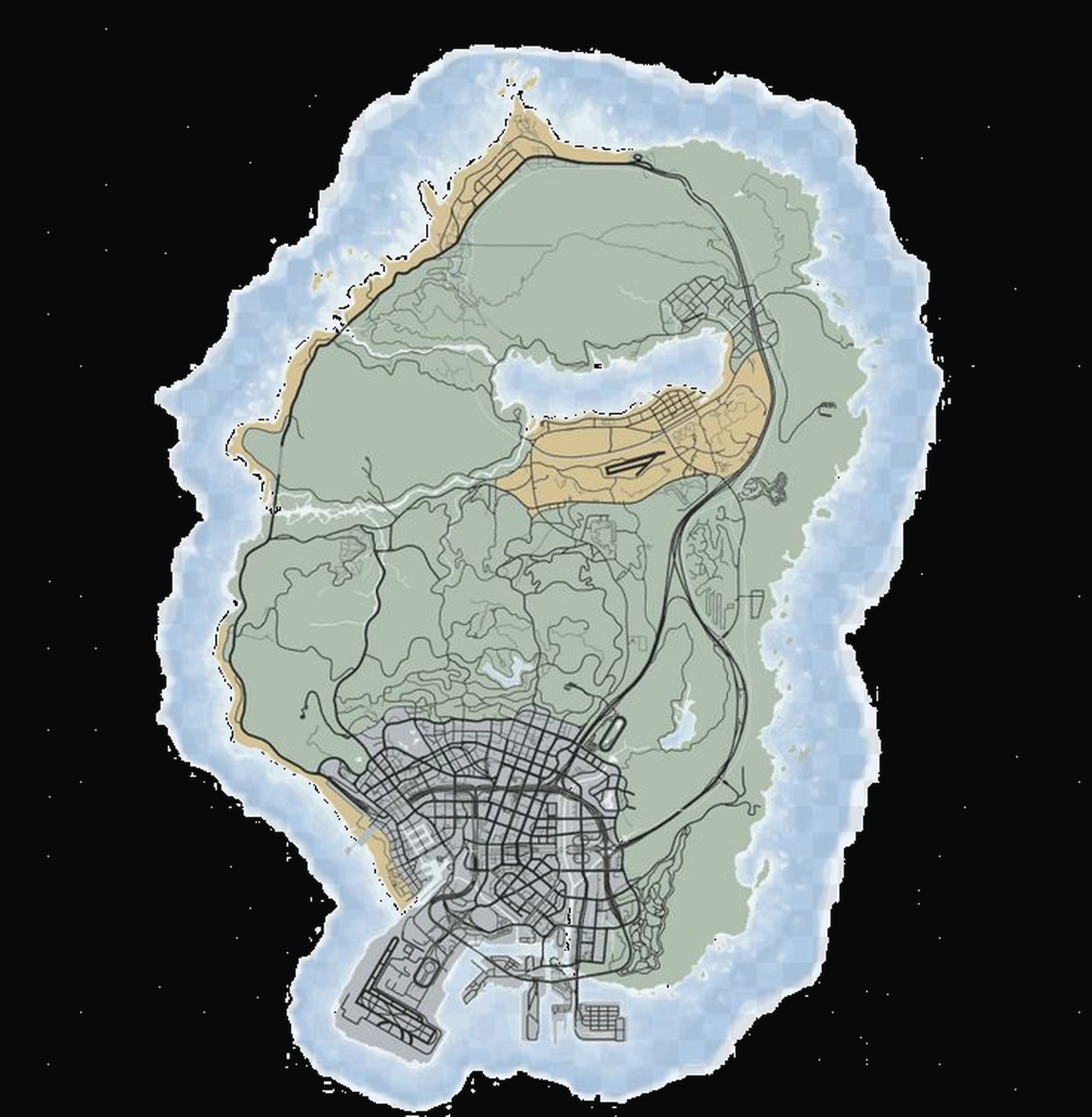 GTA V alap térkép