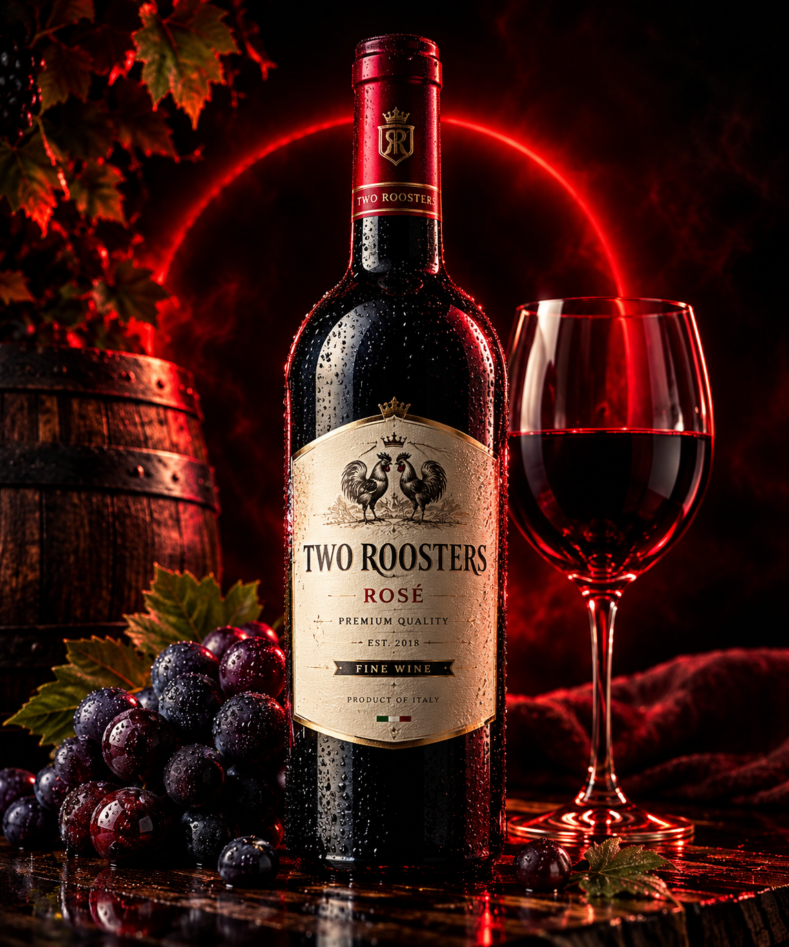 Two Roosters rozé